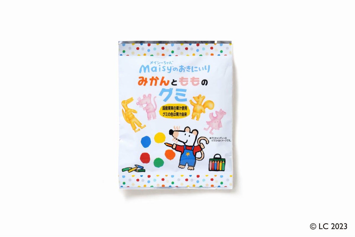 メイシーちゃん（TM）のおきにいり みかんともものグミ8粒