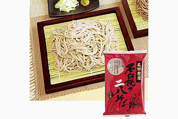 長野県産　石臼挽二八そば130G X 2