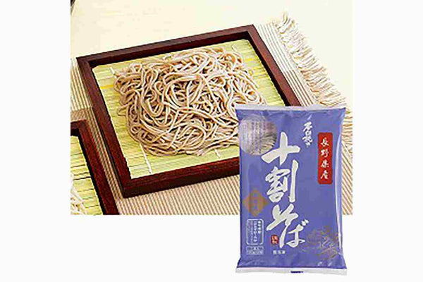 長野県産　石臼挽十割そば130G X 2