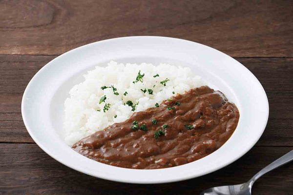 植物素材のキーマ風カレーセット