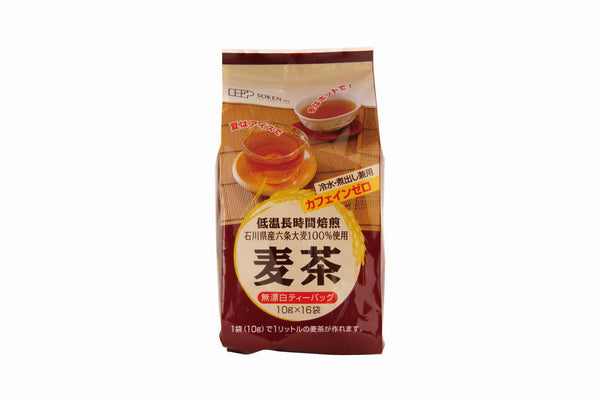 石川県産六条大麦１００％使用麦茶１６０ｇ（１０ｇ×１６袋）