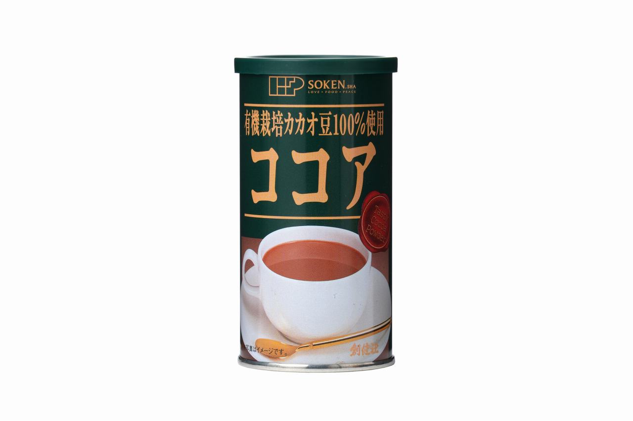 有機栽培カカオ豆100％使用ココア80g