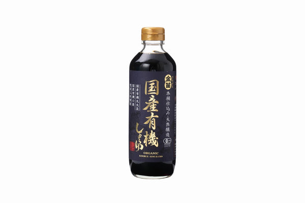 金笛　国産有機しょうゆ　６００ｍｌ